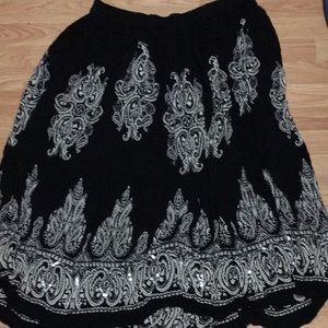 Plus size hoola skirt